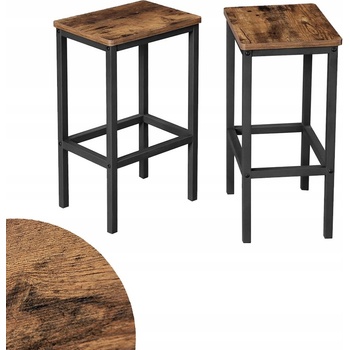 Vasagle Beatrice set 2 ks rustikální hnědá + černá