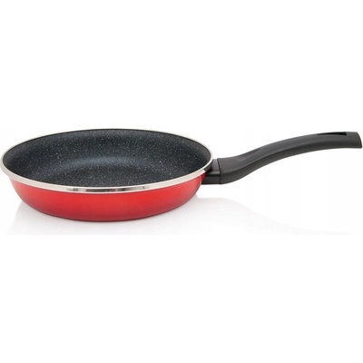 Pánev Metalac Granit Induction 24 cm červená nepřilnavá