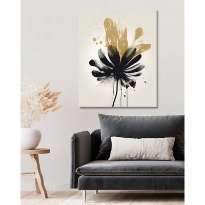 ZUTY Obrazy na stenu - Abstrakt - kvetina 2 Rámovanie: bez rámu a bez vypnutia plátna, Rozmer: 80x100 cm