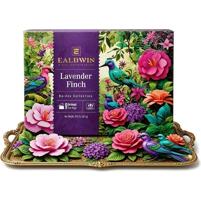 Ealdwin Lavender Finch 9 sáčků kolekce čajů 18 g