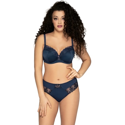 Ava Тъмносин сутиен с подплатени чашки 1924eh-58361-navy blue - Тъмносин, размер 65h