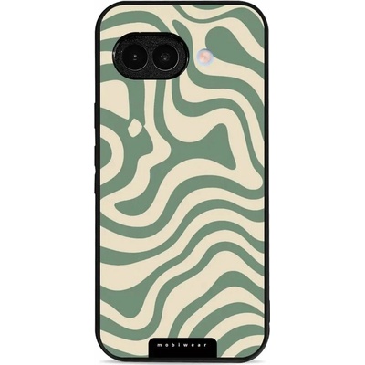 Mobiwear Glossy Google Pixel 9A GA57G Zelené a béžové zkrouceniny