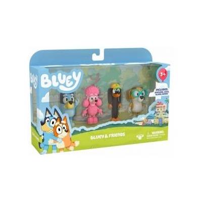 TM Toys Playset Moose Toys Bluey & Friends 4 Pieces