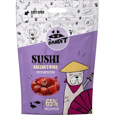 Mr. Bandit sushi duck & fish 80 g
