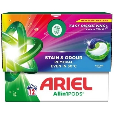 Ariel Allin1 Pods prací kapsle na barevné prádlo 12 PD