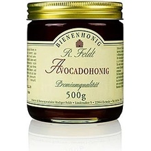 Rüdiger Feldt Imkerei + Bienenprodukte Avokádový med tmavý tekutý lehké švestkové aroma 500 g