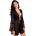 Passion Dalhi Peignoir Black S/M