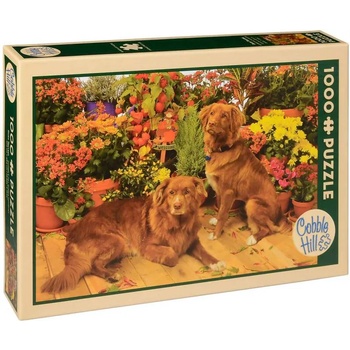Image 1 of Cobble Hill Пъзел Cobble Hill от 1000 части - Новошотландски ретривъри