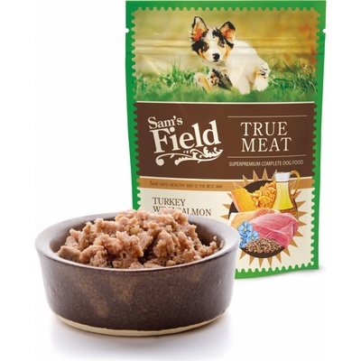 Sam's Field True Meat Puppy Turkey with Salmon & Linseed Oil 260 g