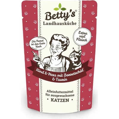 Betty´s hovězí a srdce s brutnákovým olejem 100g