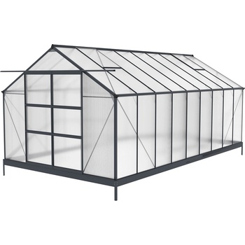 CoverTech Алуминиева оранжерия Azalia 2, 5 x 5, 5 м CoverTech антрацит (CT101)