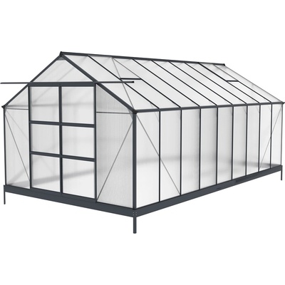 CoverTech Алуминиева оранжерия Azalia 2, 5 x 5, 5 м CoverTech антрацит (CT101)