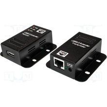 Logilink UA0267 Extender USB, USB 1.1,USB 2.0, černý