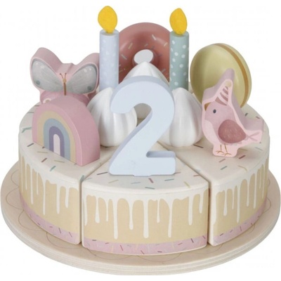 Little Dutch Narozeninový dort 26 dílů Pink