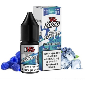 IVG 50/50 Blue Raspberry 10 ml 6 mg