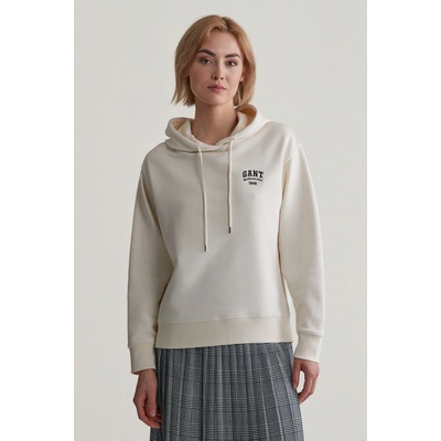 Gant Small Graphic Hoodie Cream