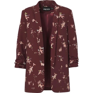 PIECES Сако Pieces Boss 3/4 Printed blazer - Purple (Tawny Port)