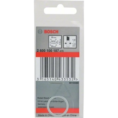 Bosch Redukce pro pilové kotouče, 20x16 mm 2600100187