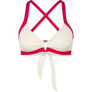 Seafolly Дамско бикини горнище Seafolly Band Wave Fit Trim Front Bralette Bikini top - Ecru - размер 36 (EU) (150-6612-0213)
