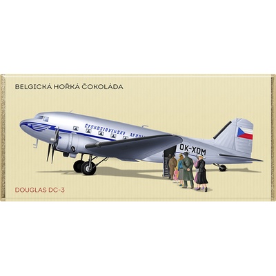 Choco Pola Douglas DC-3, hořká 100 g