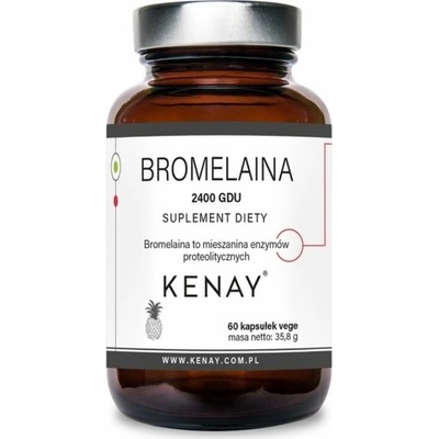 Kenay Bromelain 2400 GDU z ananasu 60 kapslí