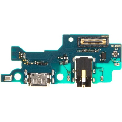 Doska nabíjania Samsung M307F, M215F Galaxy M30s, M21 - nabíjací konektor, mikrofón Variant:: nabíjací konektor, doska a mikrofón
