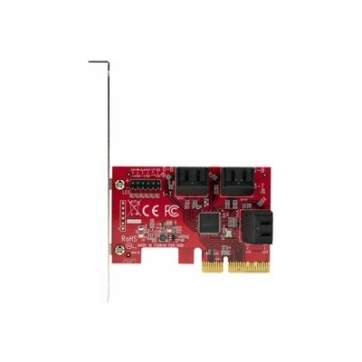 StarTech.com SATA PCIe Card, 6 Port PCIe SATA Expansion card, 6Gbps SATA Card, Low/Full Profile, Stacked SATA Connectors, ASM1166 Non-Raid SATA Controller Card - PCI Express to SATA Converter - Radic – Zbozi.Blesk.cz