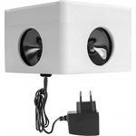 LAPKA Priestorový, vodotesný, ultrazvukový plašič na kuny, myši a potkany DRAGON ULTRASONIC C360 SMART - napájanie cez 6V adaptér v balení