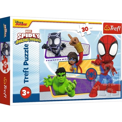 Trefl odvážny Spidey MARVEL 30 dielov