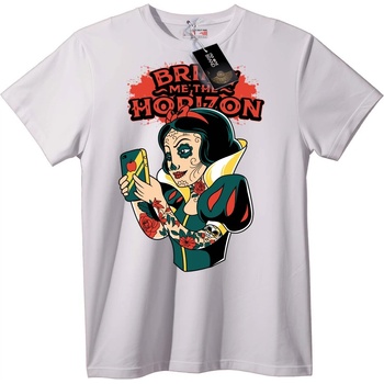 NOONEBRAND Тениска BMTH Сняг Бяла Мъртъв Ден - 7XL, Black