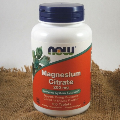 Now Magnesium Citrate 100 kapsúl