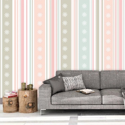 Sablio Tapeta Bodky a pruhy, rozmery 336x220 cm