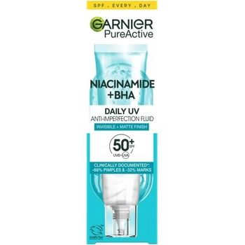 Image 1 of Garnier Pure Active Daily UV Fluid SPF 50+