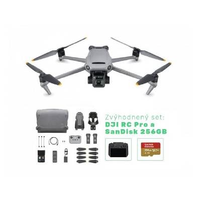 DJI Mavic 3 Fly More Combo + DJI RC Pro + Karta SanDisk 256GB CP.MA.00000452.01