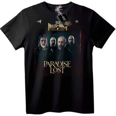 NOONEBRAND Тениска Hills of Rock Paradise Lost - 6XL, White