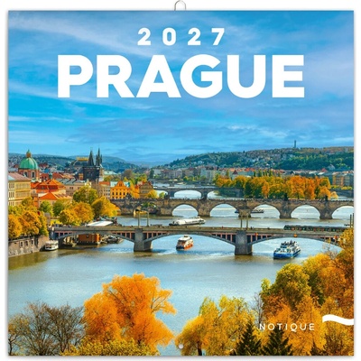 Poznámkový Praha 20x20cm 2027
