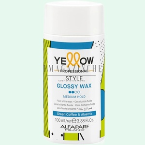 Yellow Professional Alfaparf Milano Alfaparf Yellow Вакса за блясък със средна фиксация 100 мл. Style Glossy Wax (0315044)