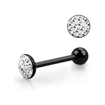 Piercingate piercing do jazyka PCI00310 placky: čirá