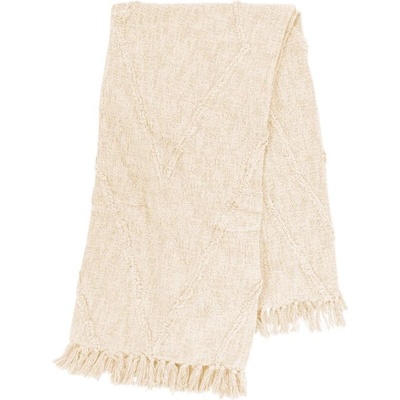 Tiseco Home Studio Кремава памучна покривка за двойно легло 250x260 cm Sahara - Tiseco Home Studio (3462NATURAL)