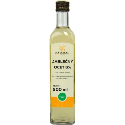 Natural Jihlava Jablečný ocet 6 % 500 ml