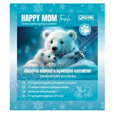 Jadob HAPPY MOM Touch chladivá náplast 5 x 5 cm 5 ks