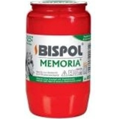 Hřbitovní svíčka náplň červená olejová Memoria 60 hod (výška 95 mm, šířka 57 mm)