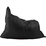 PUFRELAX Пуф, Magic pillow XXL - Panama black, Водоустойчив, Перящ се калъф, Пълнеж с микс от мемори пяна и дунапрен, 500л (PUF-M-MPXXL-PEX-BL) - topmall