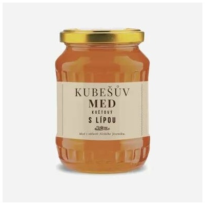 Kubešův med Med květový s lípou 6 x 480 g