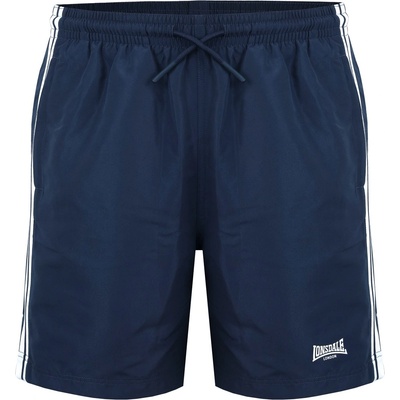 Lonsdale Мъжки къси панталони Lonsdale Stripe Woven Shorts Mens - Navy