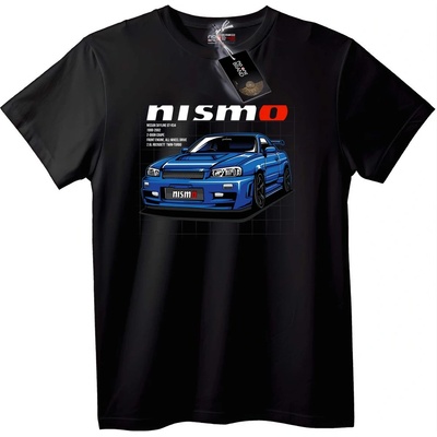 Тениска NISMO Nissan Skyline GT-R R34 - M, Black