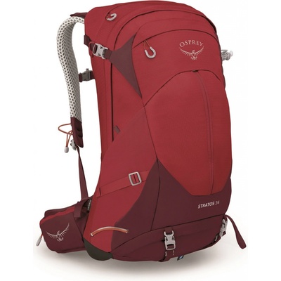 Osprey Stratos 34l poinsettia red