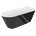 Mexen Flavia 160x75 cm black/white/white (54031608075-20)
