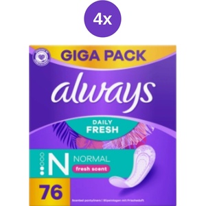 Always Intimates 4x (76 бр. /кутия) NormFreshSent