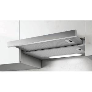 Elica Абсорбатор Elica Elite 14 Plus IX/A/60, за вграждане, телескопичен, 121W, въздухопоток 400 m3/h, 1 мотор, метални филтри, инокс (Elite 14 Plus IX/A/60)
